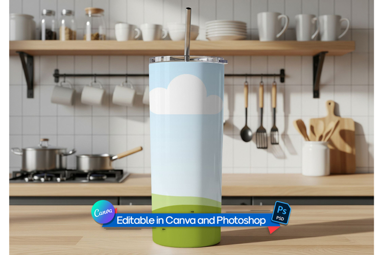 kitchen Tumbler mockup