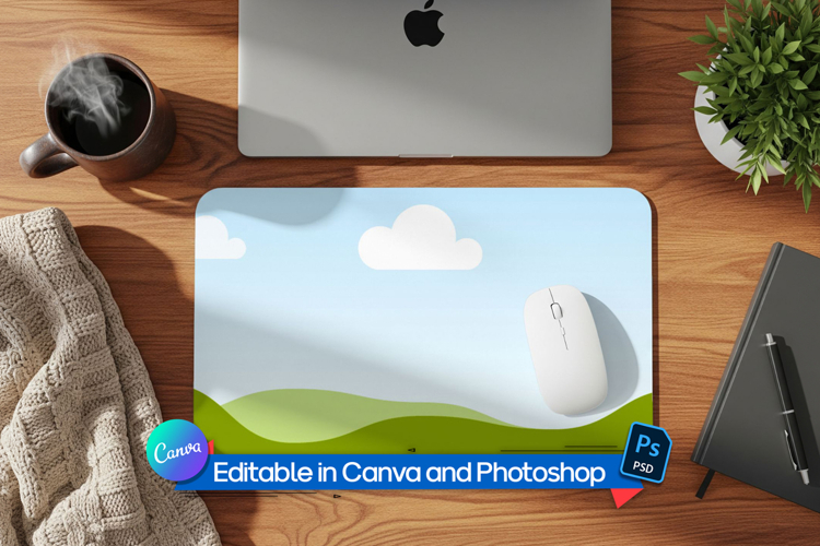 Mouse pad mockup
