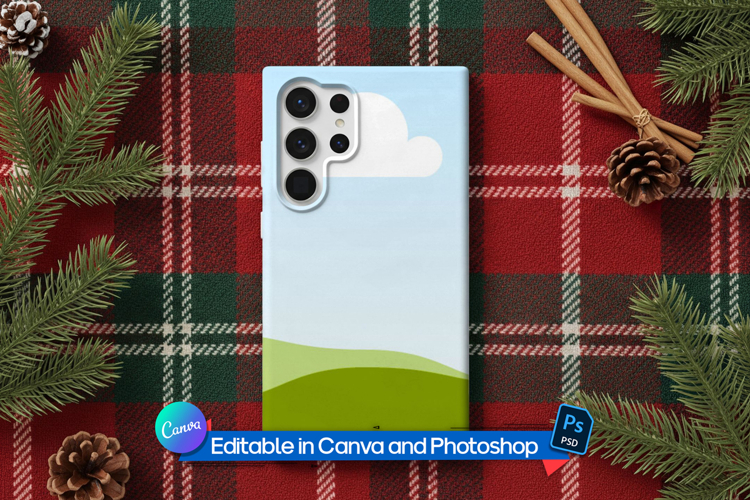 Smartphone device mockup example image 1