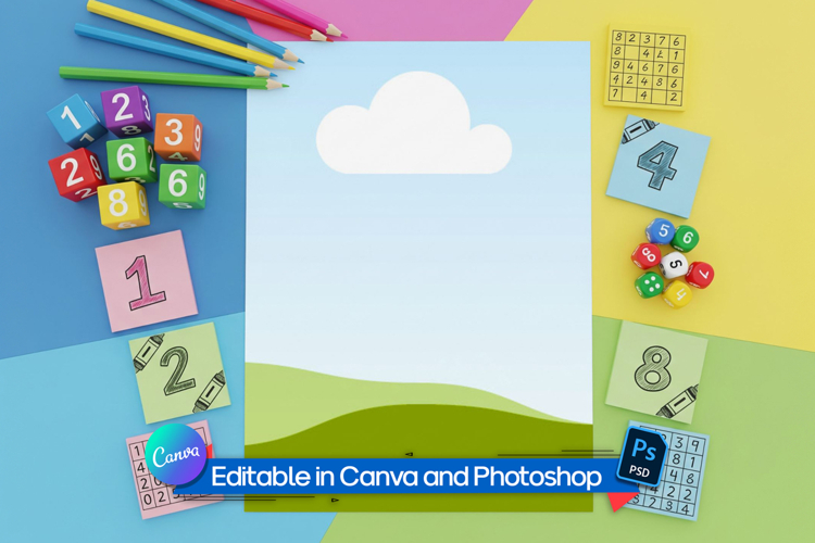 Sudoku Activity Page Mockup