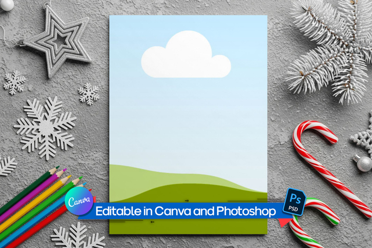 Winter Page Mockup