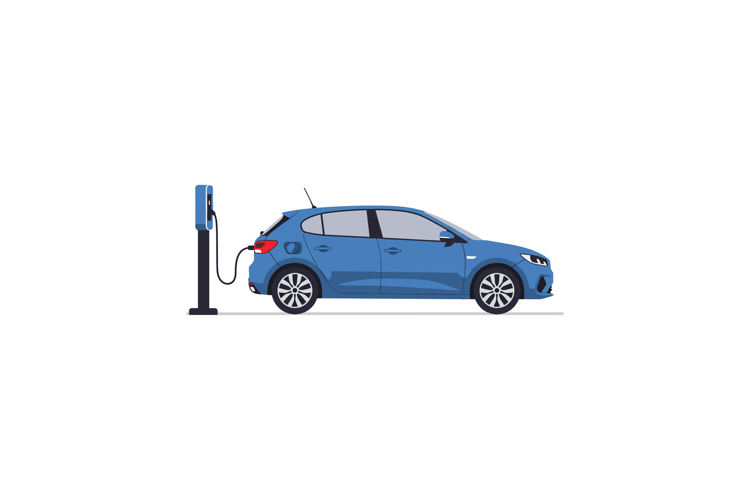 Blue Car Clipart Image 20