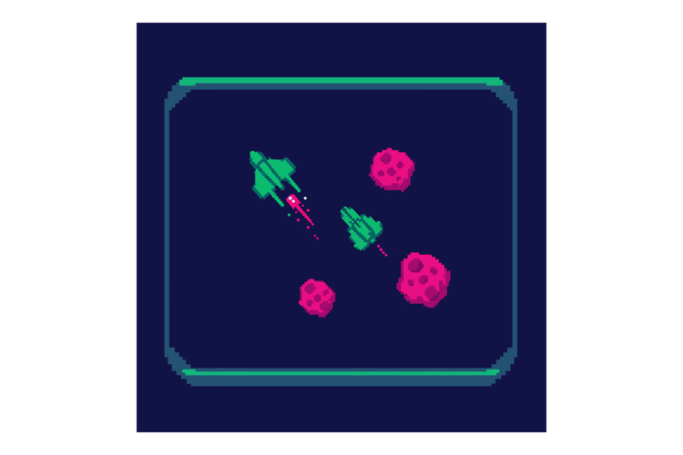 Asteroid Clipart Image 4