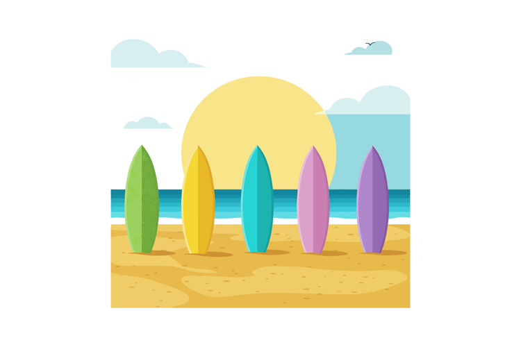 Surfboard Clipart Image 14