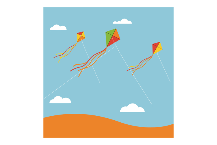 Kites Clipart Image 10