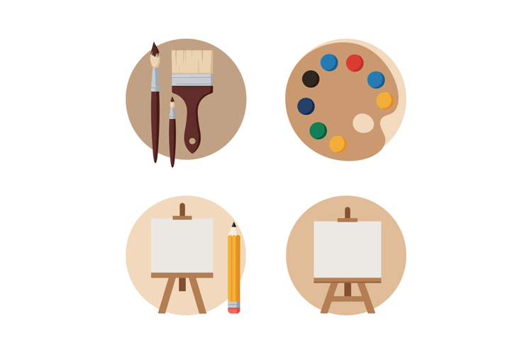 Art Palette Clipart Image 22