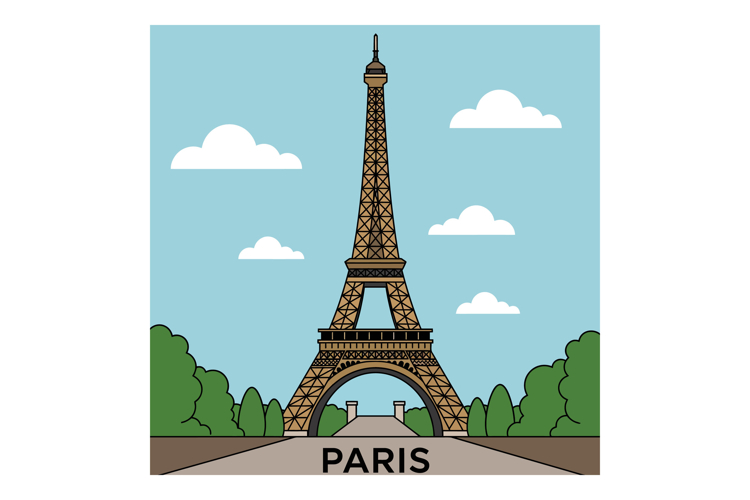 Eiffel Tower Clipart Image 17