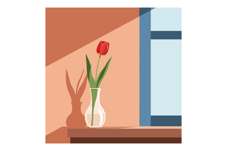 Flower Stem Clipart Image 13