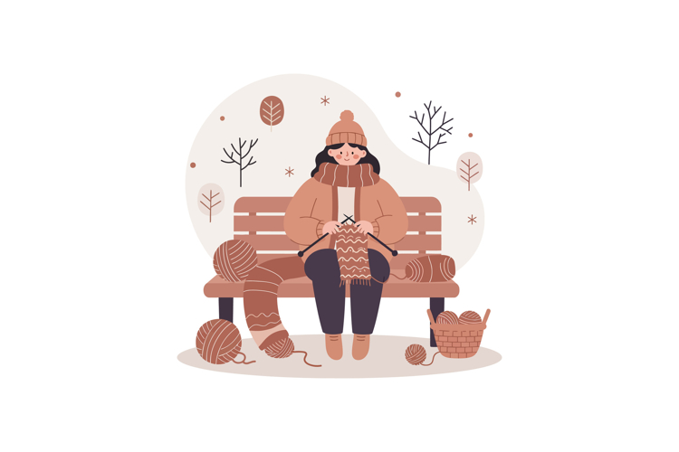 Knitting Clipart