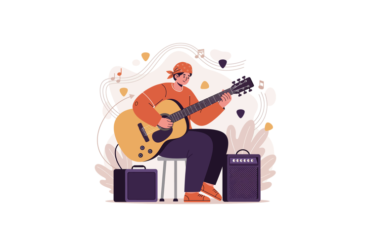 Guitar Clipart Image 10