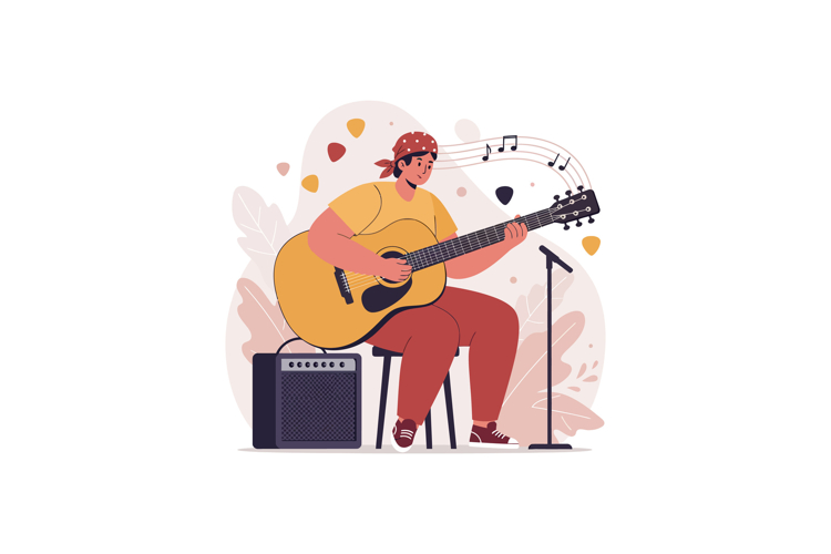Guitar Clipart Image 8