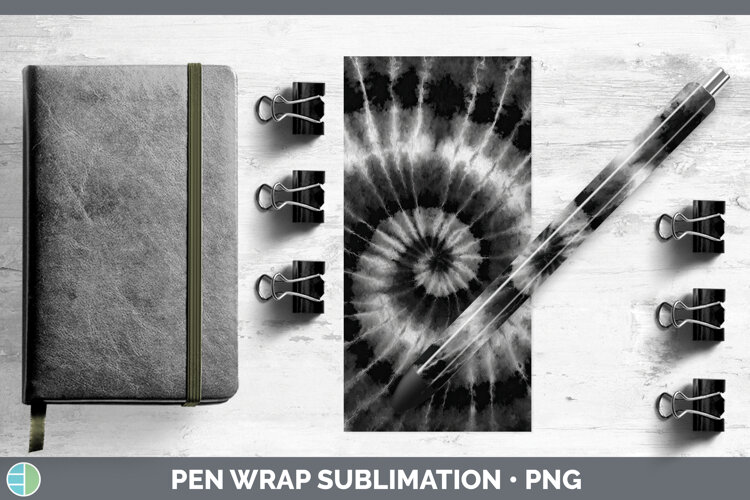 GorgeousTie Dye Pen Wrap design.