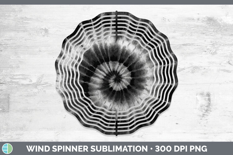 GorgeousTie Dye Wind Spinner design.