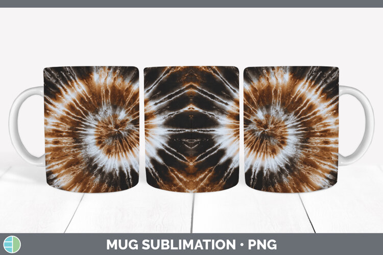 GorgeousTie Dye Mug Wrap design.