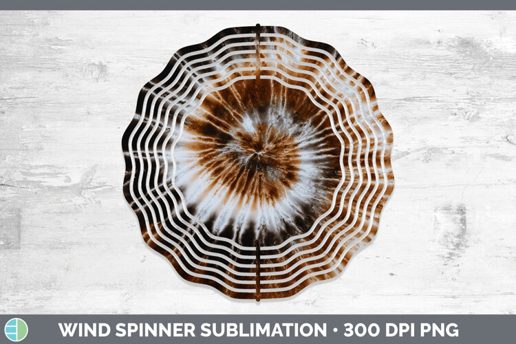 GorgeousTie Dye Wind Spinner design.