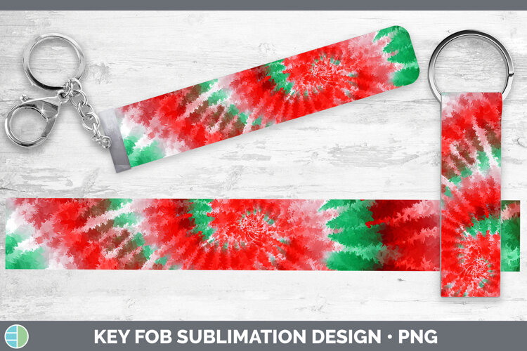 GorgeousTie Dye Key Fob design.