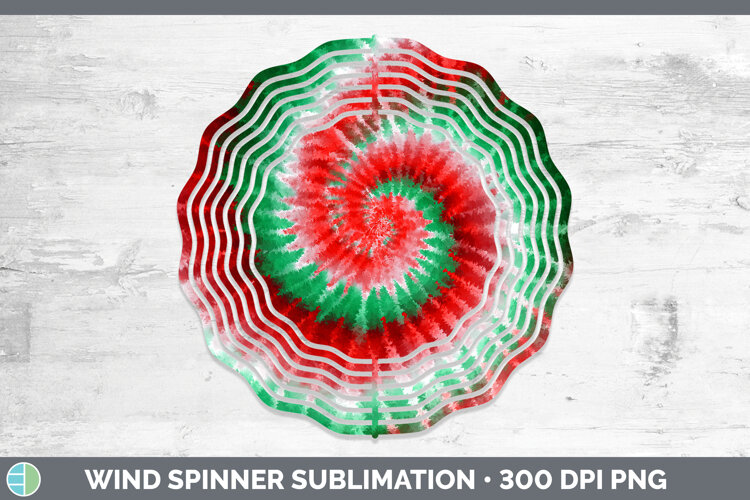 GorgeousTie Dye Wind Spinner design.
