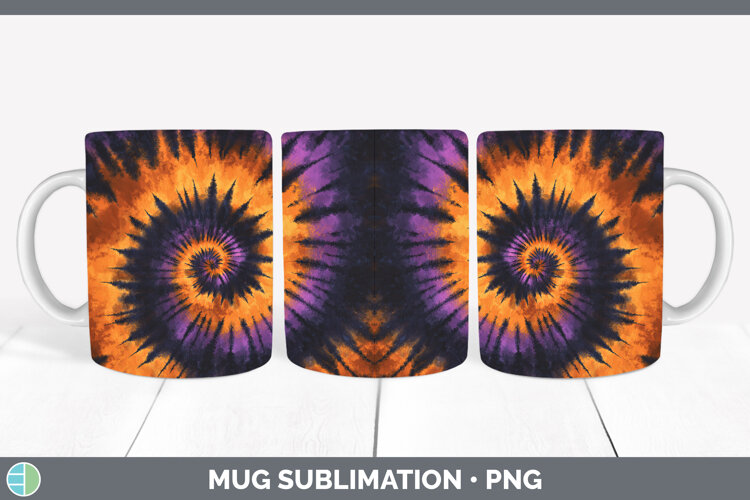 GorgeousTie Dye Mug Wrap design.