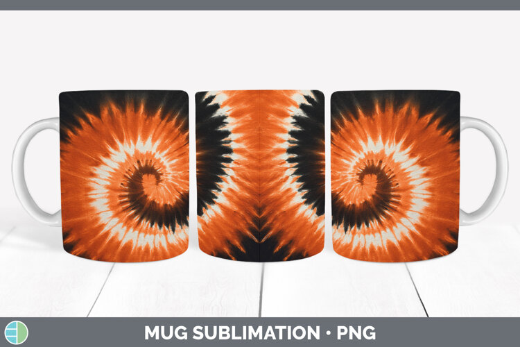 GorgeousTie Dye Mug Wrap design.