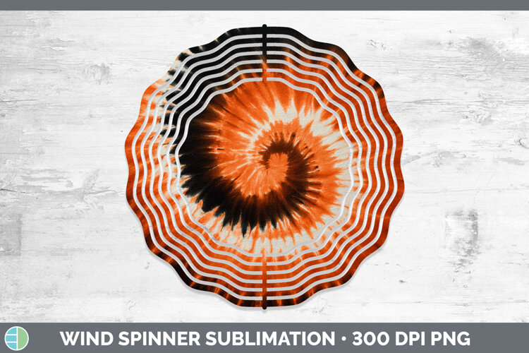 GorgeousTie Dye Wind Spinner design.