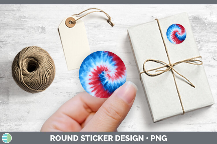 GorgeousTie Dye Stickers design.