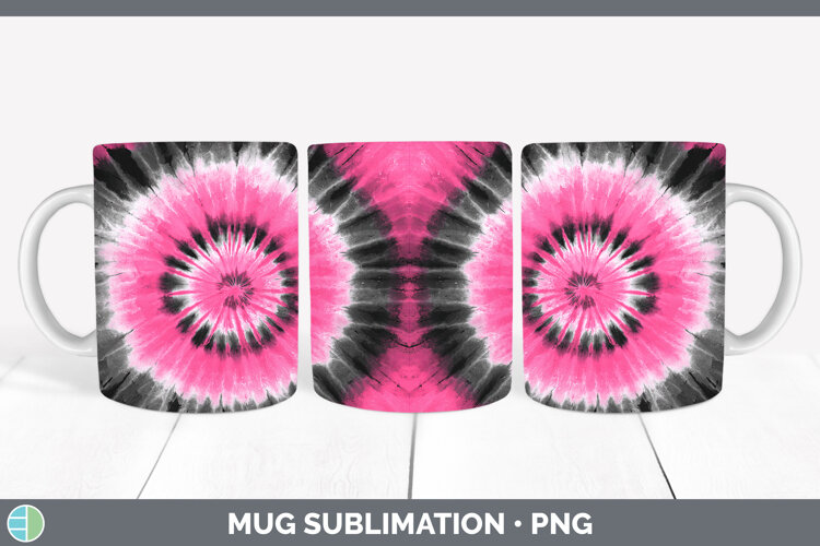 GorgeousTie Dye Mug Wrap design.