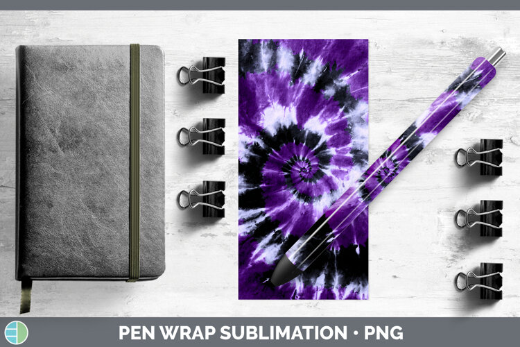 GorgeousTie Dye Pen Wrap design.
