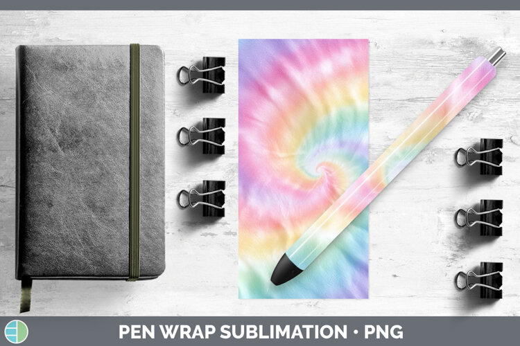 GorgeousTie Dye Pen Wrap design.