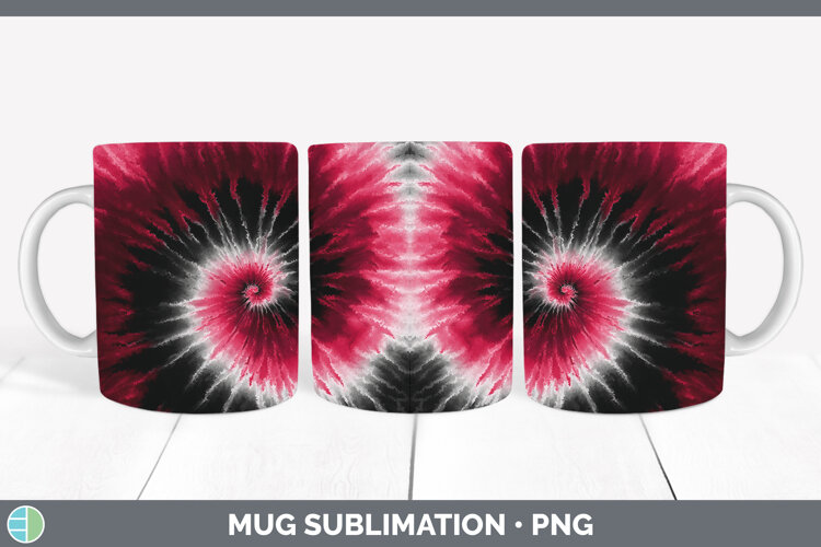 GorgeousTie Dye Mug Wrap design.