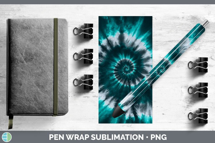 GorgeousTie Dye Pen Wrap design.