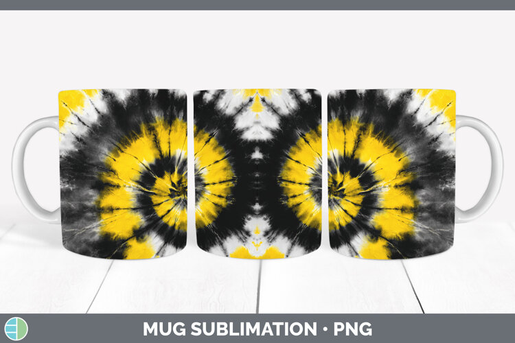 GorgeousTie Dye Mug Wrap design.