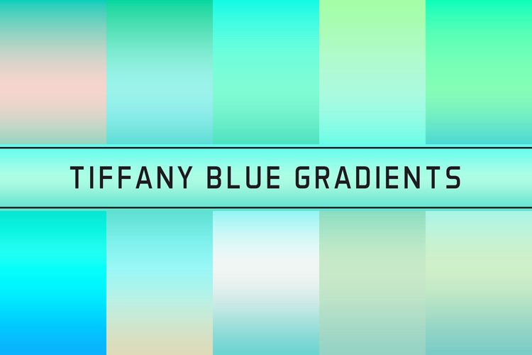 Tiffany Blue Gradients example image 1
