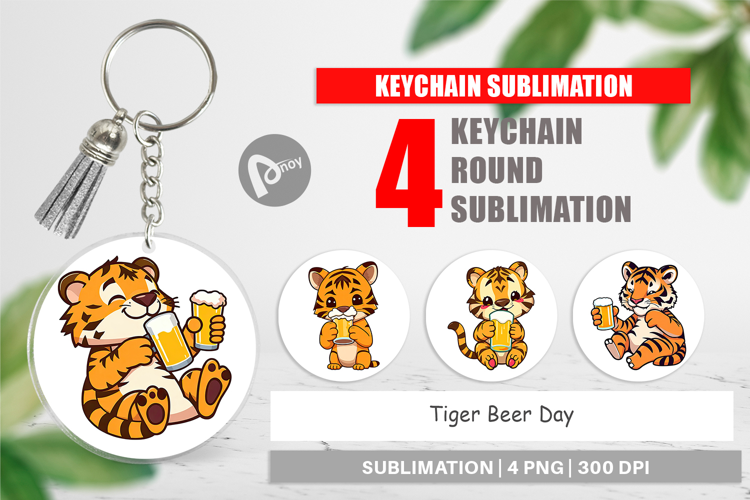 Keychain Tiger Beer Day