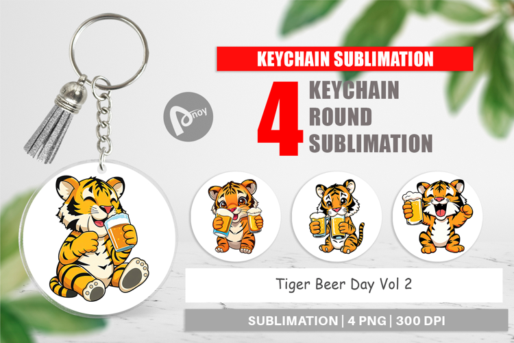 Keychain Tiger Beer Day