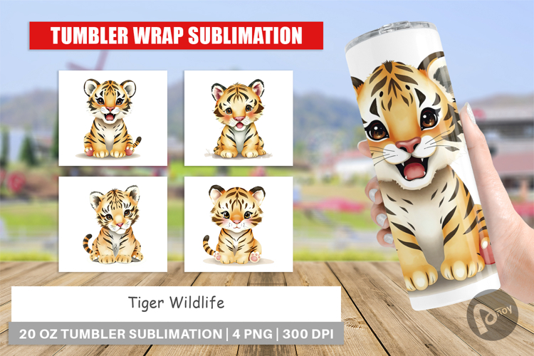 Tumbler Tiger Wildlife