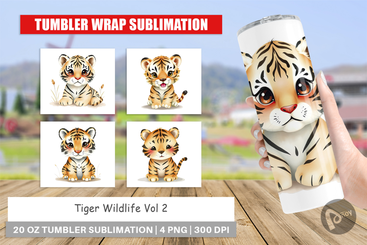Tumbler Tiger Wildlife