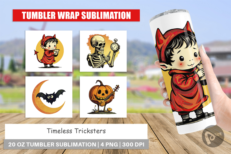 Halloween Tumbler Wrap Image 6