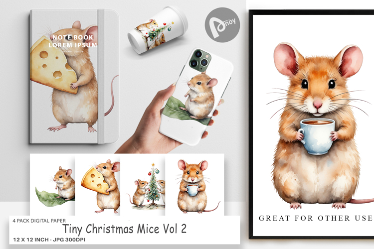 Christmas Watercolor Clipart Image 11