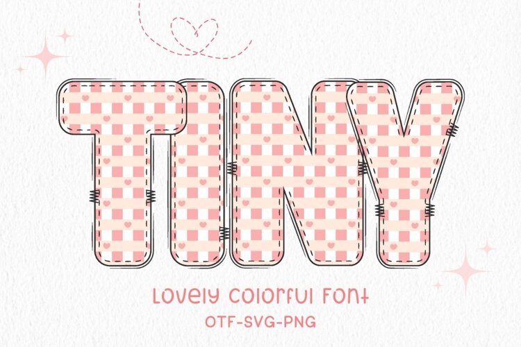 Tiny - Valentine Color Font example image 1