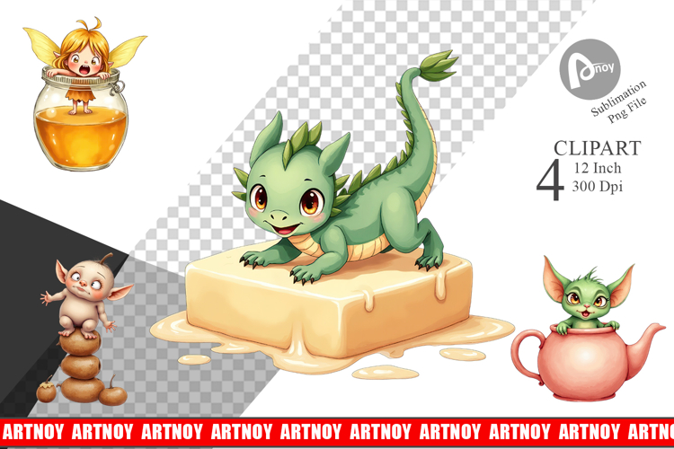 Tiny Fantasy Trouble Clipart