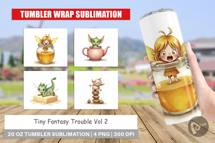 Tumbler Tiny Fantasy Trouble