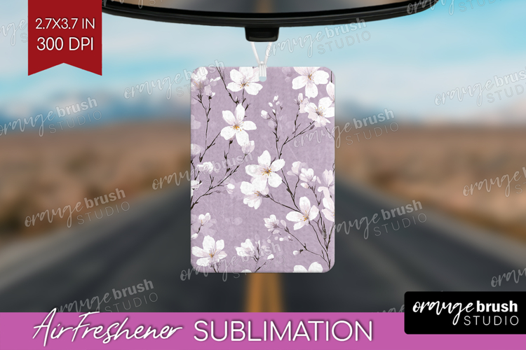 Tiny Flowers Air Freshener PNG - Floral PNG Sublimation