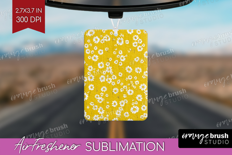 Tiny Flowers Air Freshener PNG - Floral PNG Sublimation