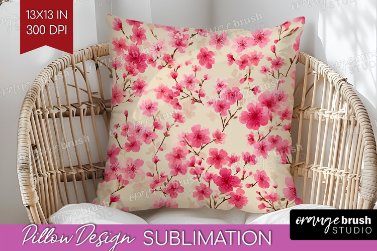 Tiny Flowers Pillow Sublimation - Floral Pillow Cover PNG