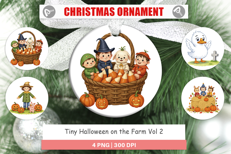Ornament Tiny Farm Halloween