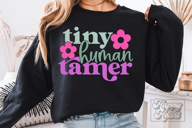 Tiny Human Tamer SVG PNG - Kindergarten Teacher Shirt