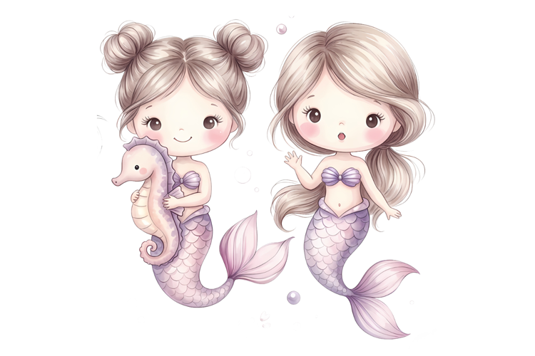 Tiny Mermaid Png |Cute Mermaid Png