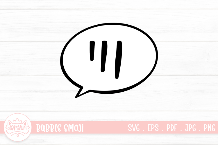 Tired Bubble Expression SVG
