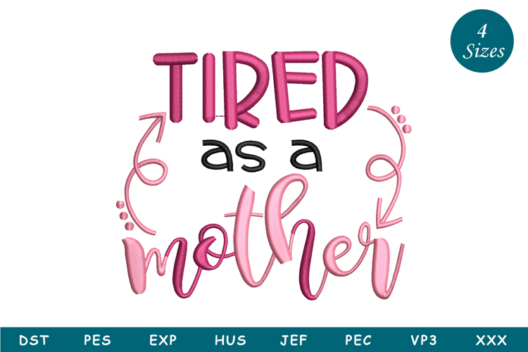 Mothers Day Embroidery Designs Image 4