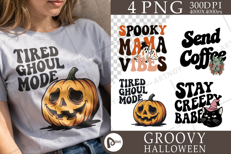 Tired Spooky Mama Halloween Sublimation